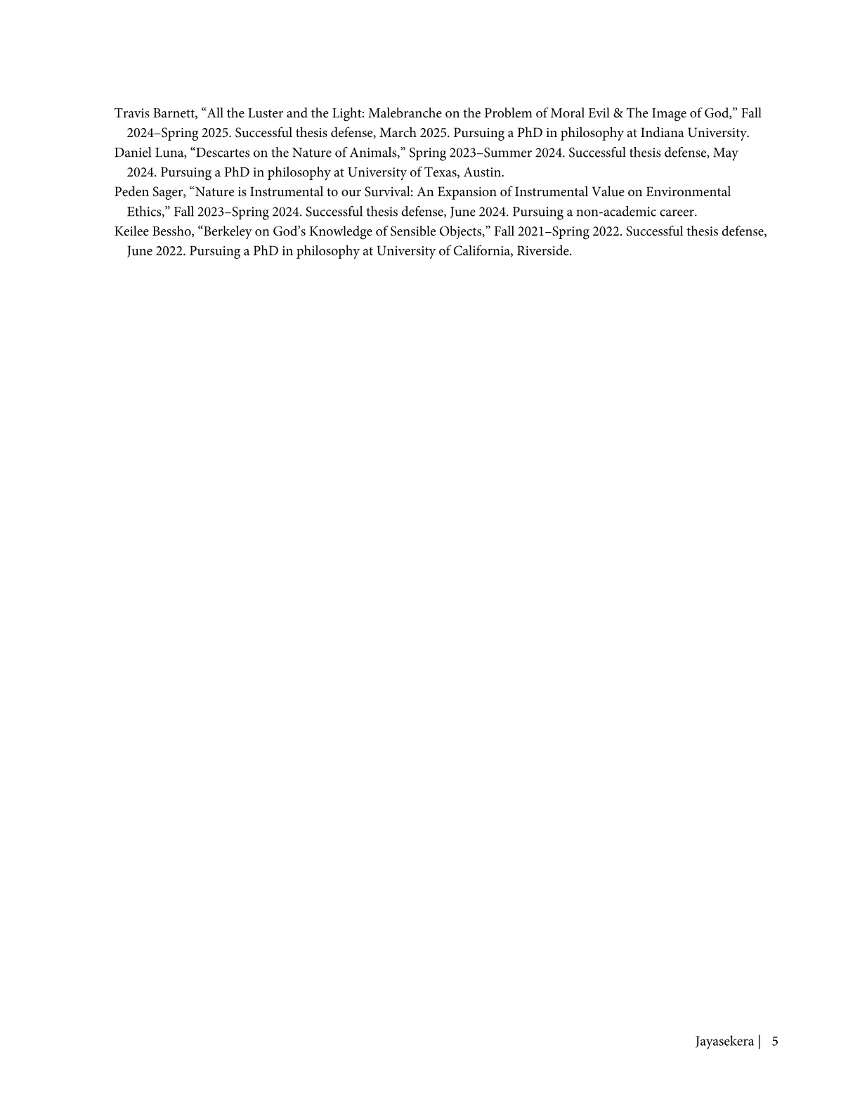 Marie Jayasekera CV page 5 of 5